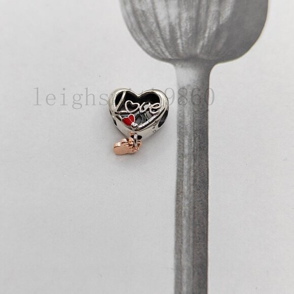 Pandora Minnie Mouse Mom Heart Charm - Picture 4 of 7